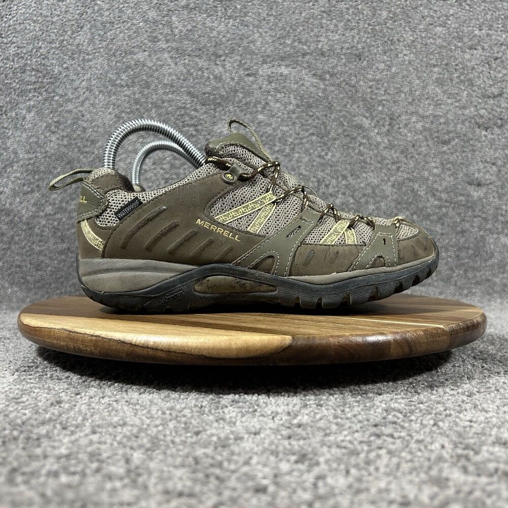 Merrell Siren Sport Women’s Sz 7.5 Brindle Olive Green Hiking Trail Shoes Used